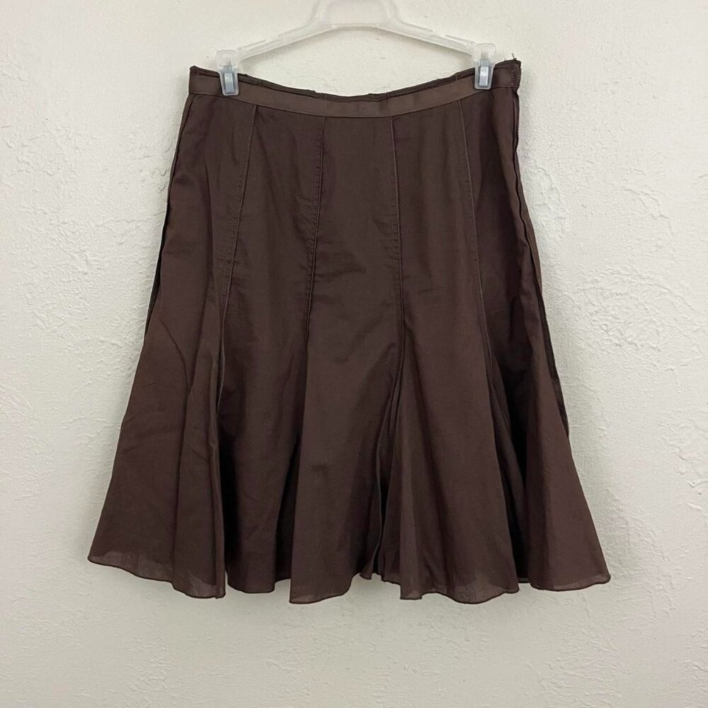 y2k brown whimsygoth grunge elevated basic midi s… - image 2